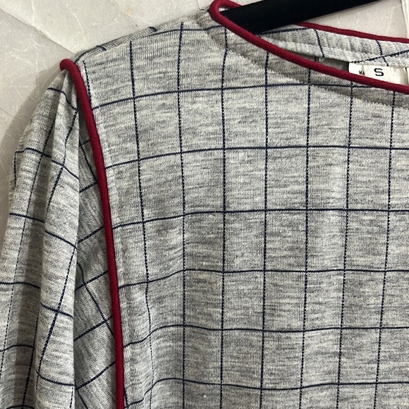 NWT Vintage Evelyn De Jonge checkered top sz S - Picture 5 of 8